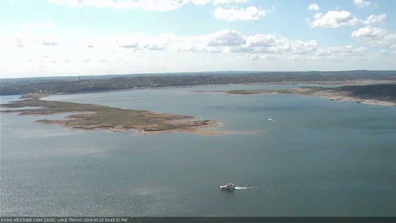 Lake Travis webcam, March 22, 2024 3:45 PM CT