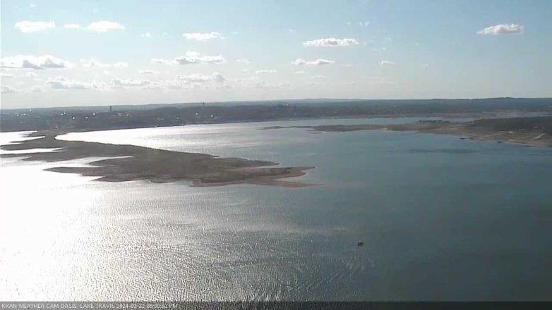 Lake Travis webcam, March 22, 2024 5:00 PM CT
