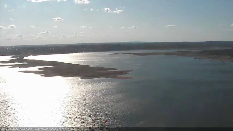 Lake Travis webcam, March 22, 2024 5:25 PM CT