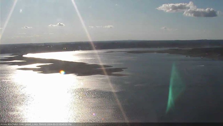 Lake Travis webcam, March 22, 2024 5:45 PM CT