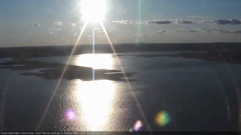 Lake Travis webcam, March 22, 2024 7:00 PM CT