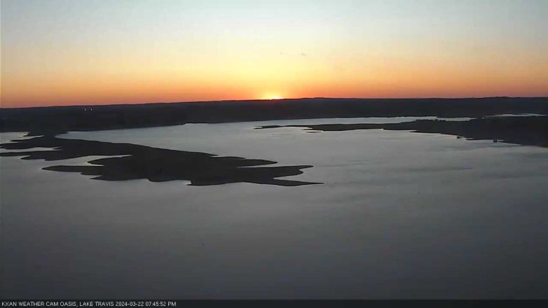 Lake Travis webcam, March 22, 2024 7:45 PM CT