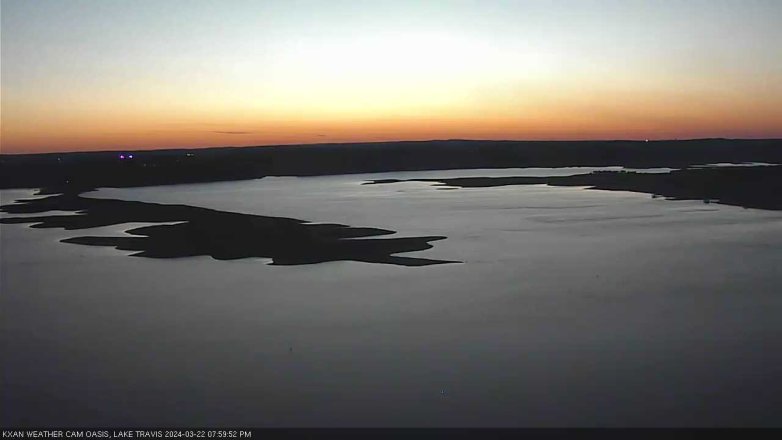 Lake Travis webcam, March 22, 2024 8:00 PM CT