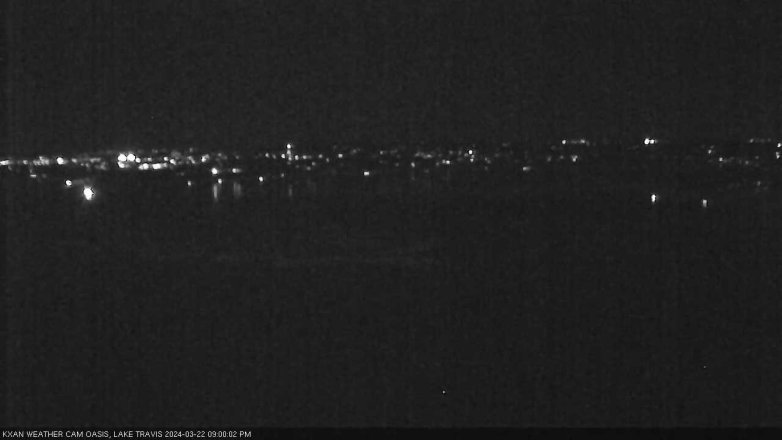 Lake Travis webcam, March 22, 2024 9:00 PM CT