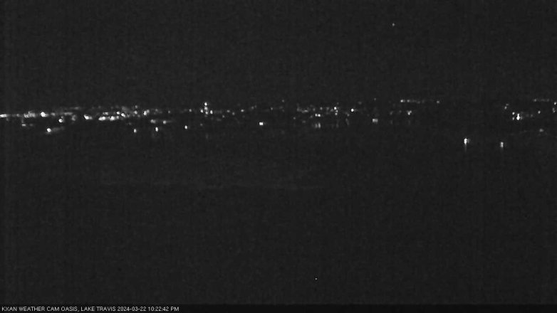 Lake Travis webcam, March 22, 2024 10:25 PM CT