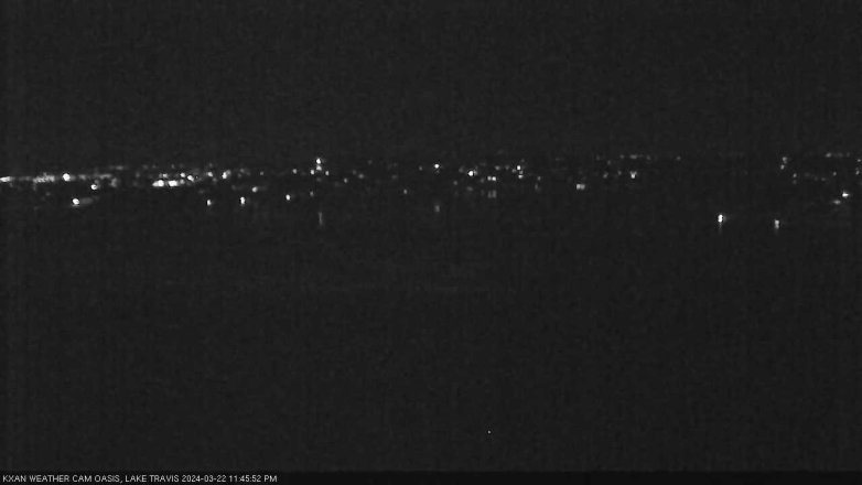 Lake Travis webcam, March 22, 2024 11:45 PM CT