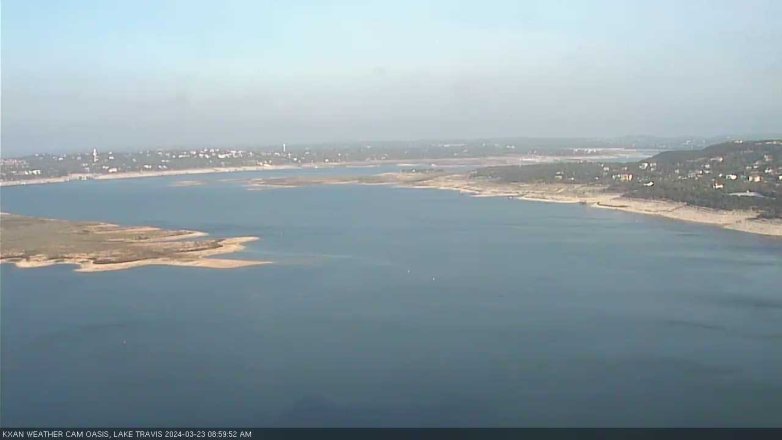 Lake Travis webcam, March 23, 2024 9:00 AM CT