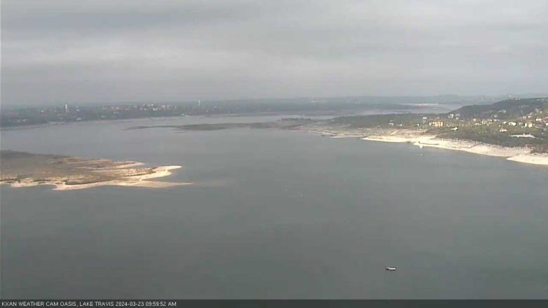 Lake Travis webcam, March 23, 2024 10:00 AM CT