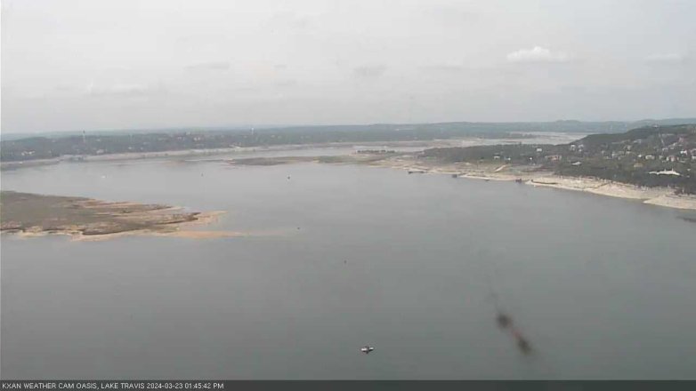 Lake Travis webcam, March 23, 2024 1:45 PM CT