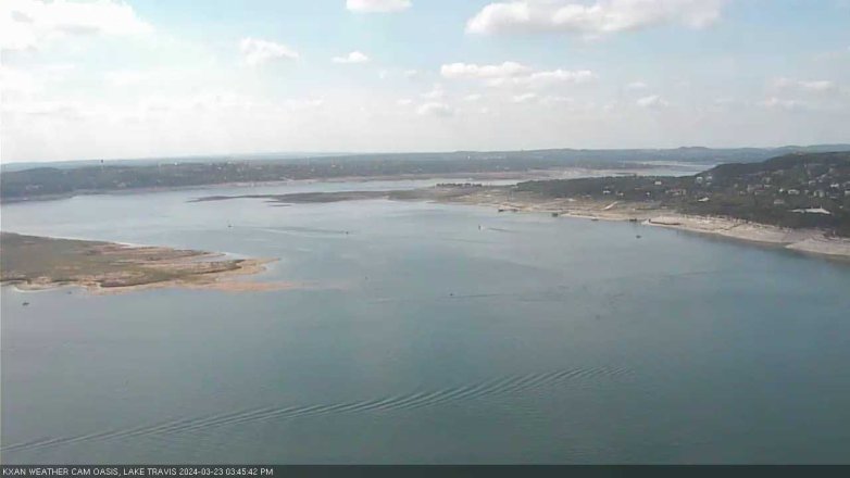 Lake Travis webcam, March 23, 2024 3:45 PM CT