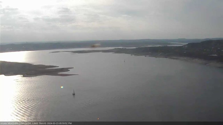 Lake Travis webcam, March 23, 2024 6:00 PM CT