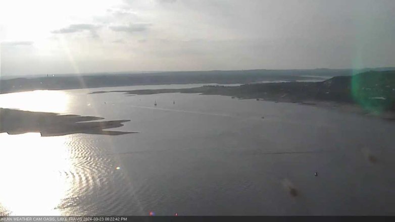 Lake Travis webcam, March 23, 2024 6:25 PM CT