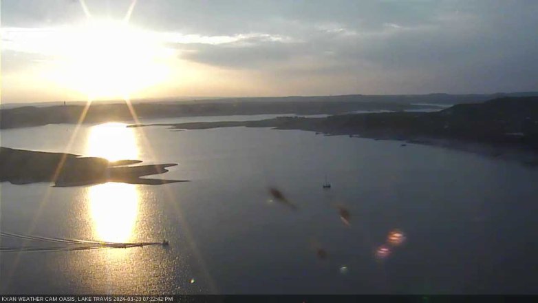 Lake Travis webcam, March 23, 2024 7:25 PM CT