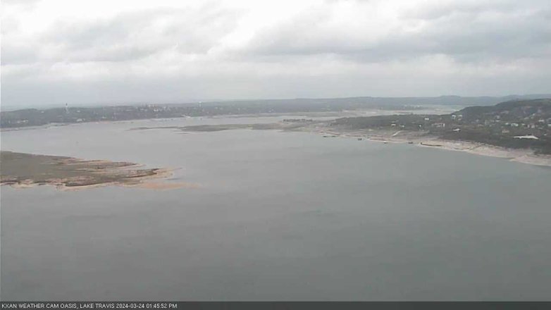 Lake Travis webcam, March 24, 2024 1:45 PM CT