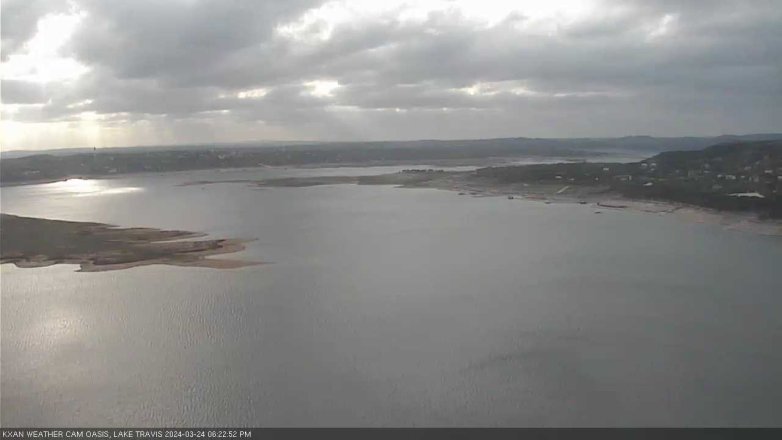 Lake Travis webcam, March 24, 2024 6:25 PM CT