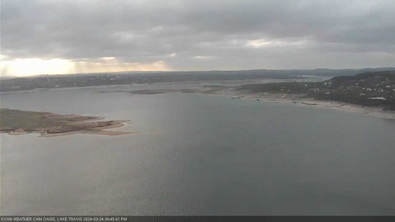 Lake Travis webcam, March 24, 2024 6:45 PM CT