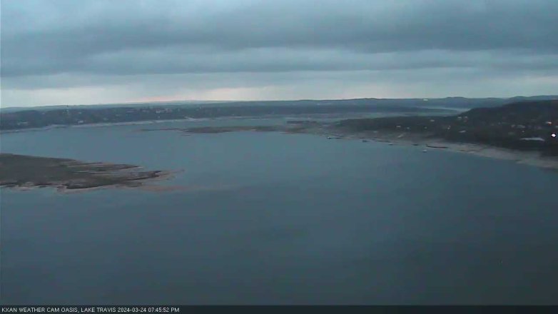 Lake Travis webcam, March 24, 2024 7:45 PM CT