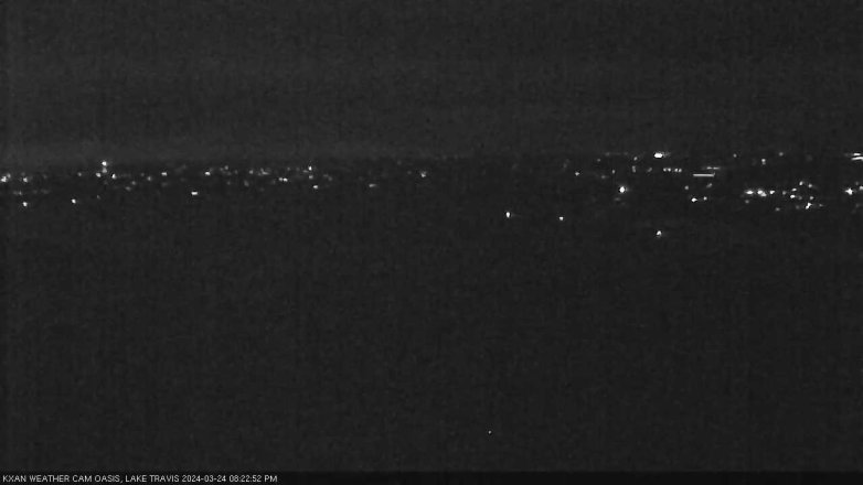 Lake Travis webcam, March 24, 2024 8:25 PM CT