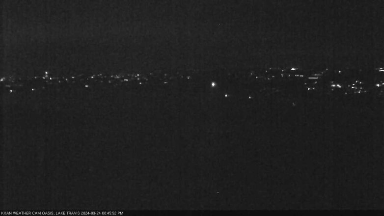 Lake Travis webcam, March 24, 2024 8:45 PM CT