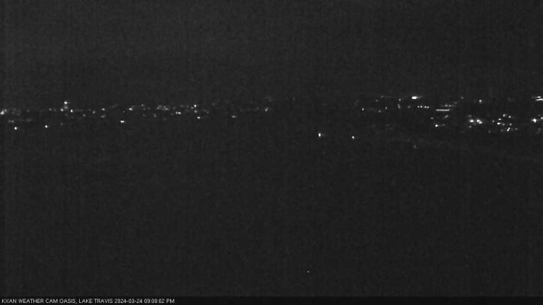 Lake Travis webcam, March 24, 2024 9:00 PM CT