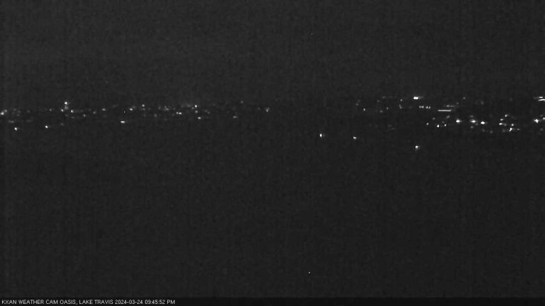 Lake Travis webcam, March 24, 2024 9:45 PM CT