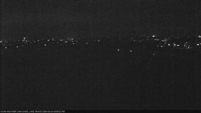 Lake Travis webcam, March 24, 2024 10:00 PM CT
