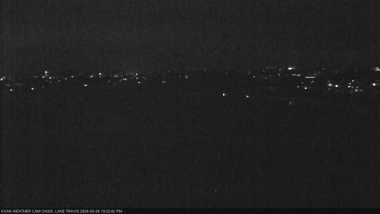 Lake Travis webcam, March 24, 2024 10:25 PM CT