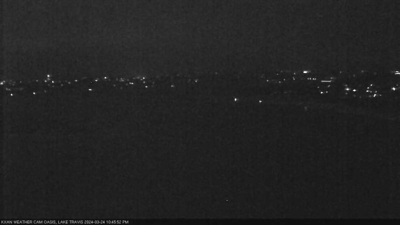 Lake Travis webcam, March 24, 2024 10:45 PM CT