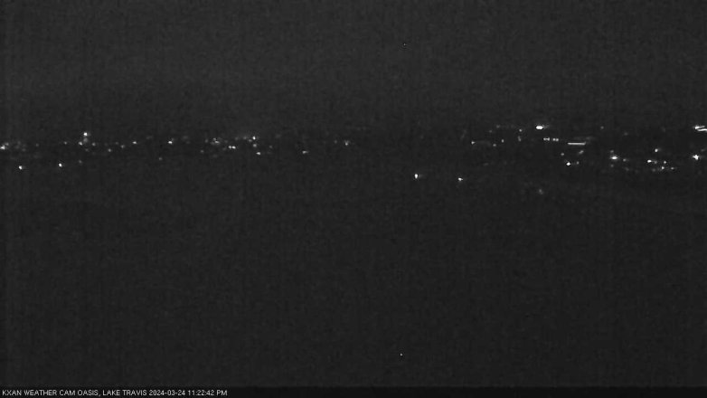 Lake Travis webcam, March 24, 2024 11:25 PM CT