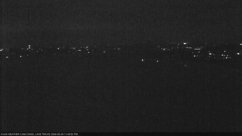 Lake Travis webcam, March 24, 2024 11:45 PM CT