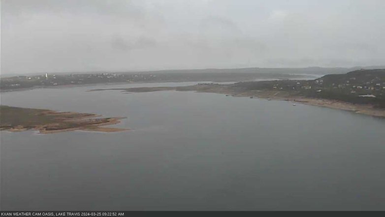 Lake Travis webcam, March 25, 2024 9:25 AM CT