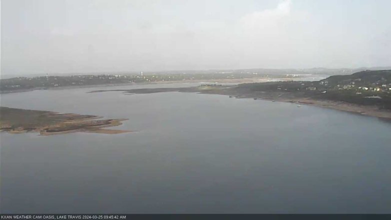 Lake Travis webcam, March 25, 2024 9:45 AM CT