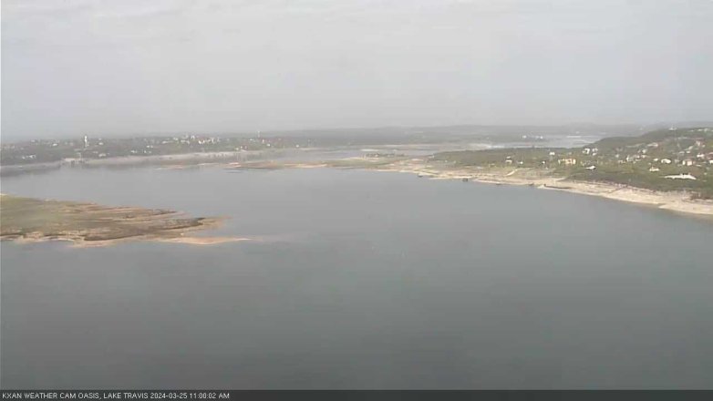 Lake Travis webcam, March 25, 2024 11:00 AM CT