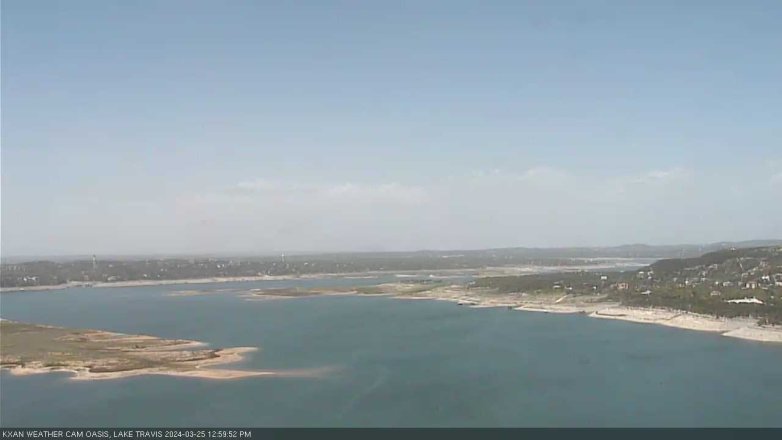 Lake Travis webcam, March 25, 2024 1:00 PM CT