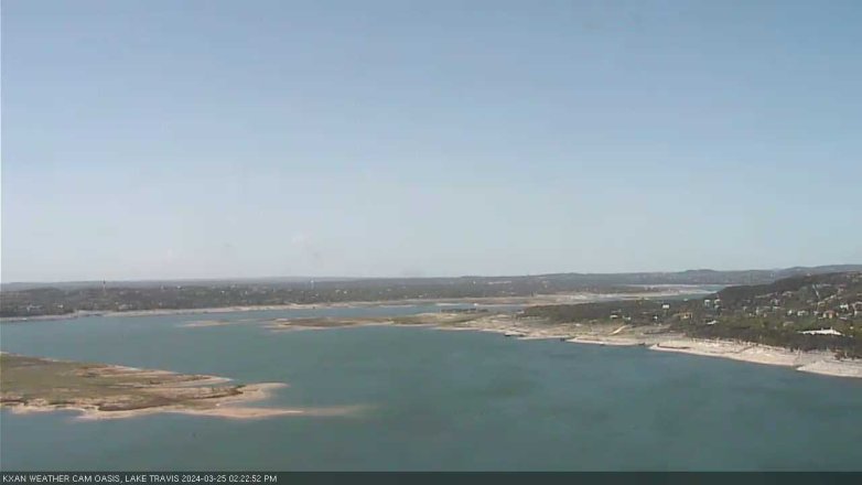 Lake Travis webcam, March 25, 2024 2:25 PM CT