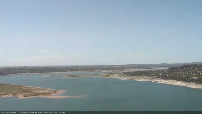 Lake Travis webcam, March 25, 2024 2:45 PM CT