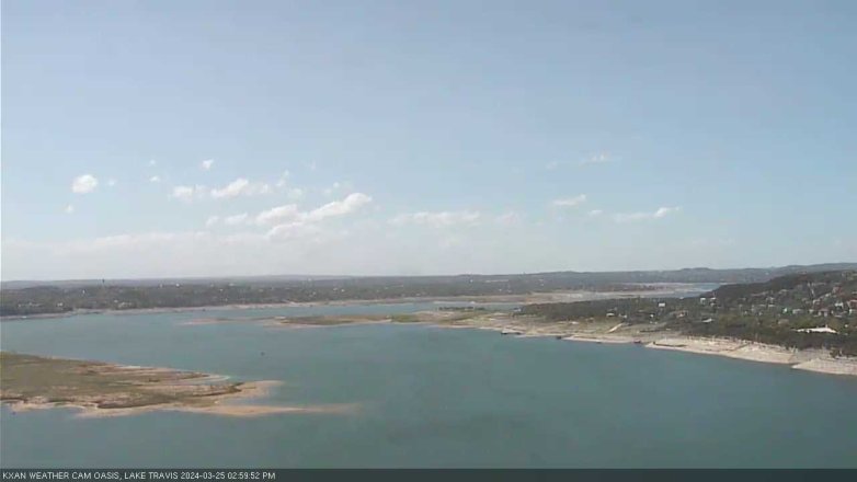 Lake Travis webcam, March 25, 2024 3:00 PM CT