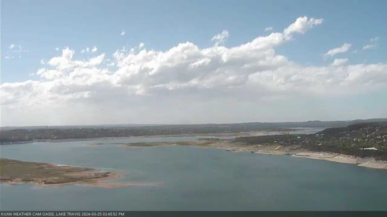 Lake Travis webcam, March 25, 2024 3:45 PM CT