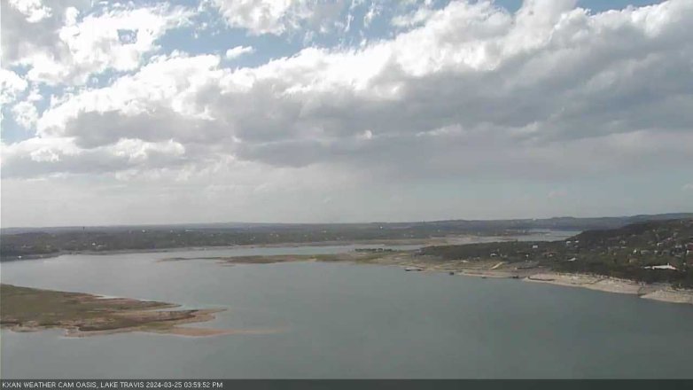 Lake Travis webcam, March 25, 2024 4:00 PM CT