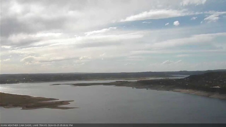 Lake Travis webcam, March 25, 2024 5:00 PM CT