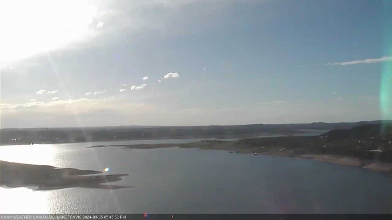 Lake Travis webcam, March 25, 2024 5:45 PM CT