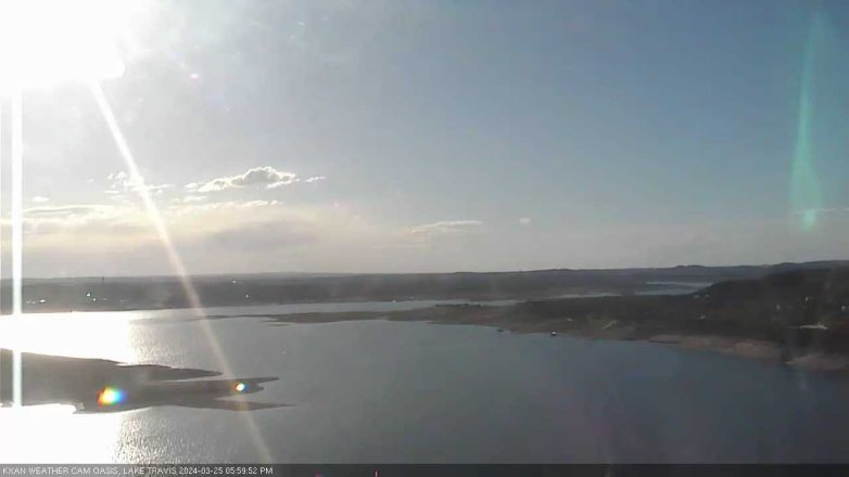 Lake Travis webcam, March 25, 2024 6:00 PM CT