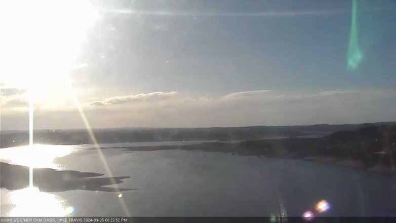 Lake Travis webcam, March 25, 2024 6:25 PM CT