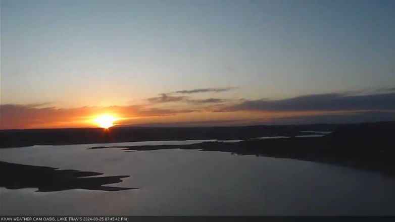 Lake Travis webcam, March 25, 2024 7:45 PM CT