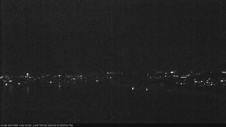 Lake Travis webcam, March 25, 2024 9:45 PM CT