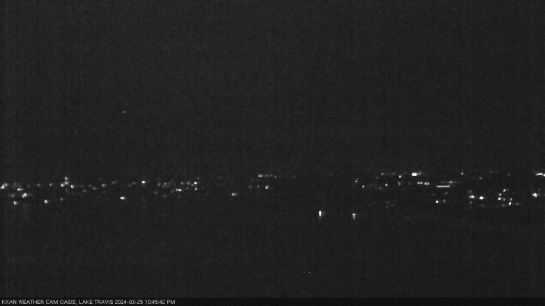 Lake Travis webcam, March 25, 2024 10:45 PM CT