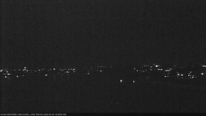 Lake Travis webcam, March 25, 2024 11:00 PM CT