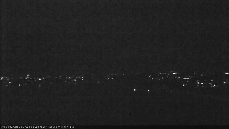 Lake Travis webcam, March 25, 2024 11:25 PM CT