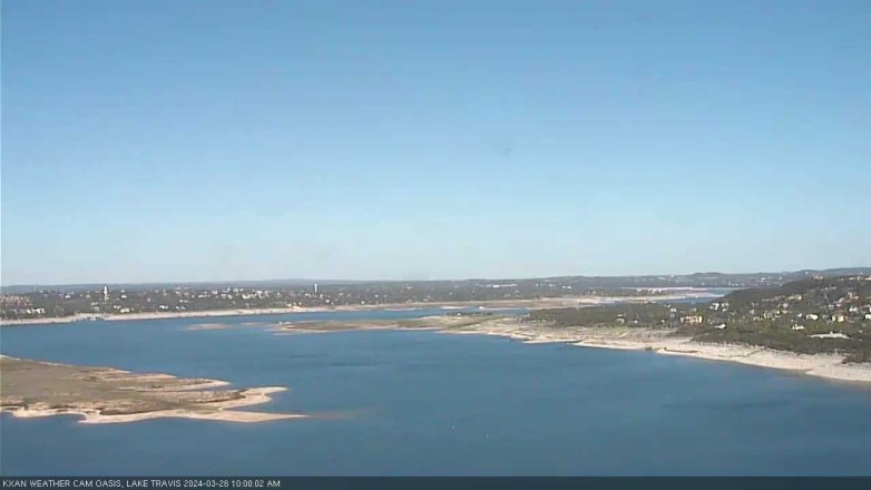 Lake Travis webcam, March 26, 2024 10:00 AM CT