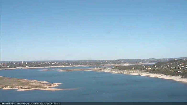 Lake Travis webcam, March 26, 2024 10:25 AM CT